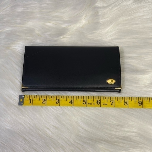 DUNHILL long calf leather men's wallet in black - Picture 14 of 14